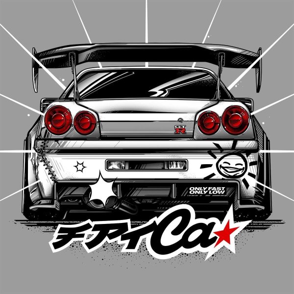 Nissan Skyline r32 GTR Постер