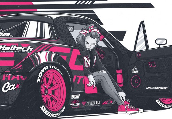 Плакаты с японскими машинами