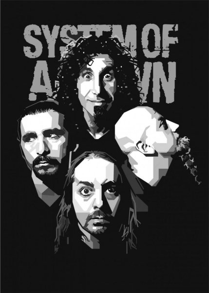 Постер группы System of a down