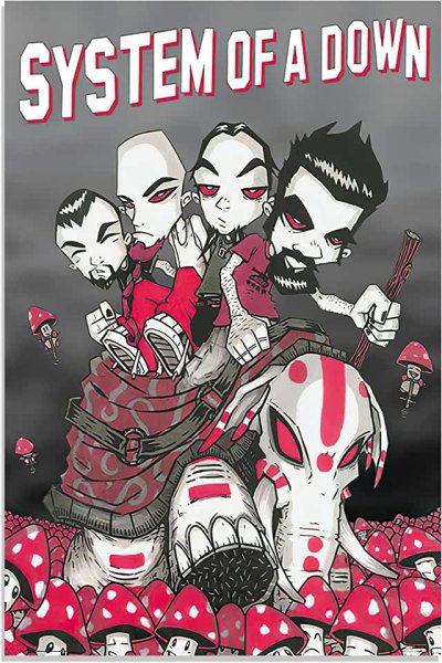 Группа System of a down плакат