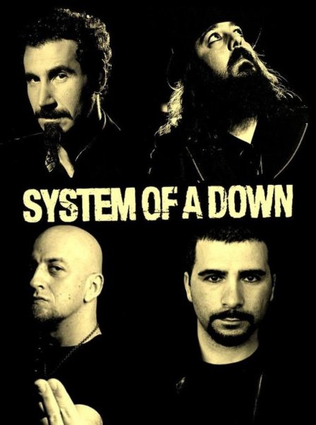 Группа System of a down плакат