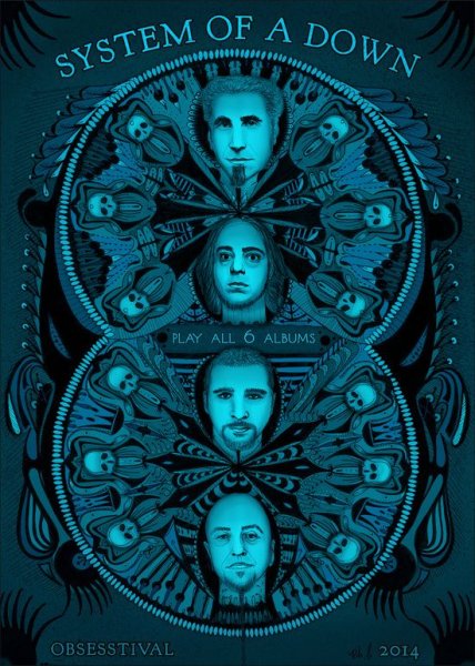 Постер группы System of a down