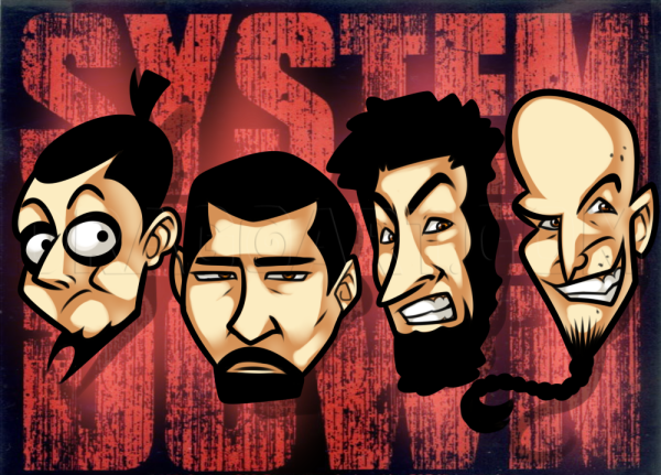 Постер группы System of a down