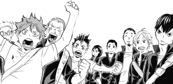 Волейбол аниме Манга Карасуно