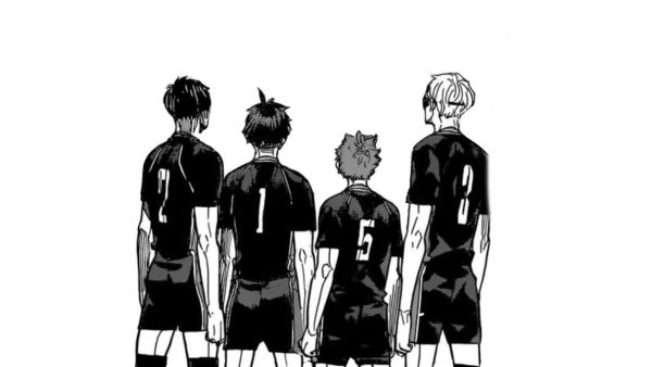 Манга волейбол Карасуно