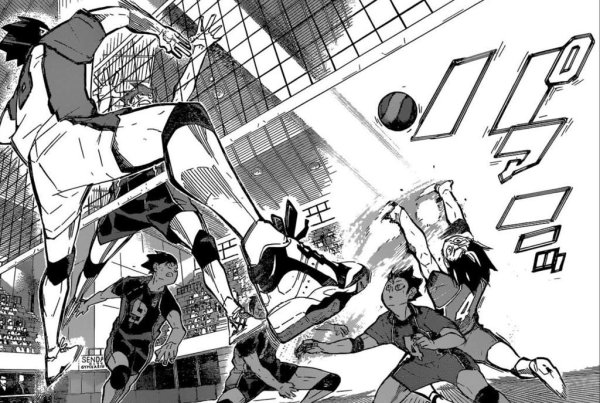 Карасуно против Шираторидзавы Манга