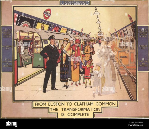 Советские плакаты метро