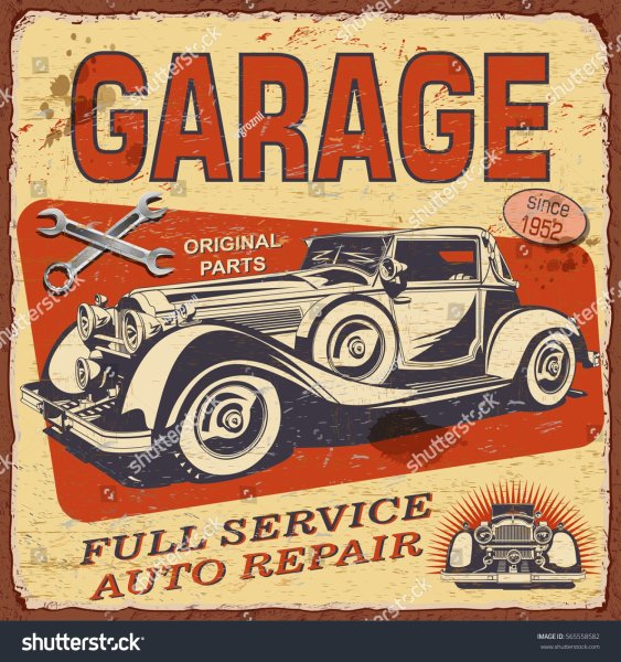 Плакаты в гараж авто