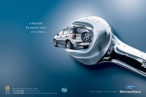 Креативная реклама автозапчастей