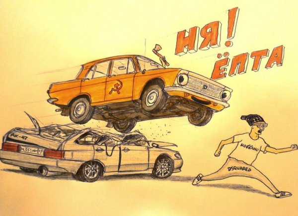 Рисунки советских машин