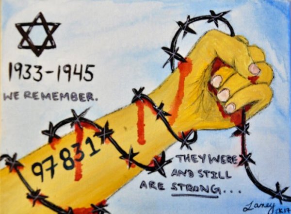 Холокост плакат рисунок