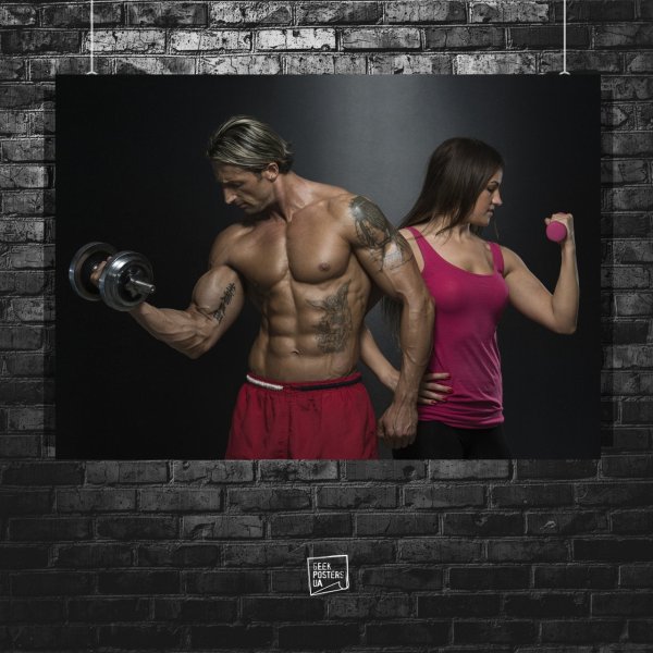 Плакаты в тренажерный зал