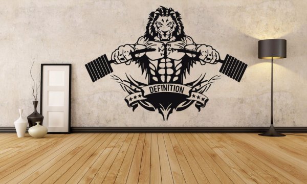 Роспись стен спортивная тематика