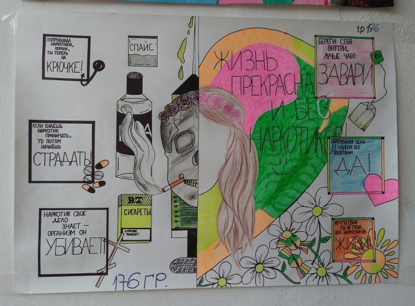 Рисунок на тему наркотики