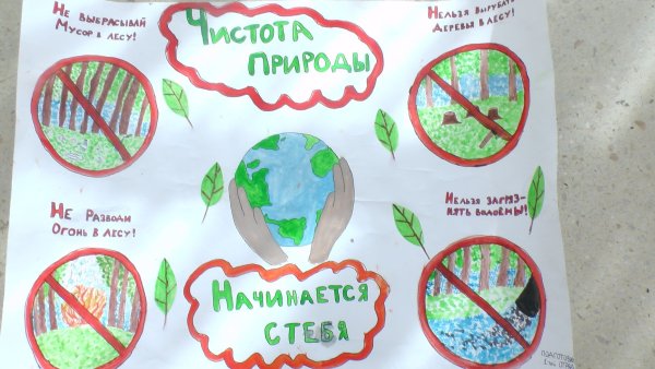 Плакатытна тему экологии