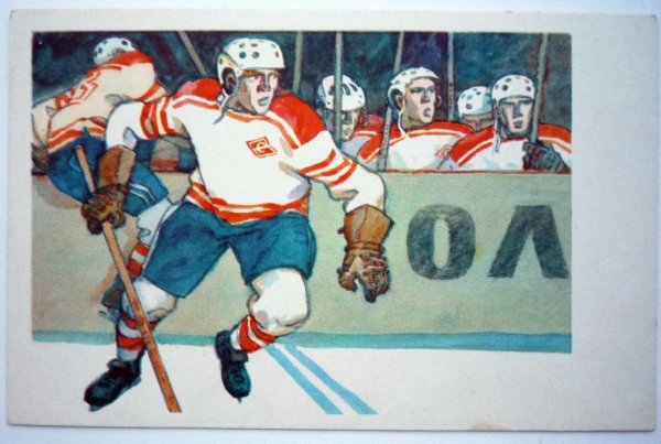 Интересные плакаты на хоккее