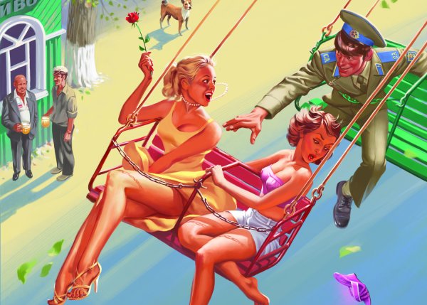 Советский пин ап Валерия Барыкина