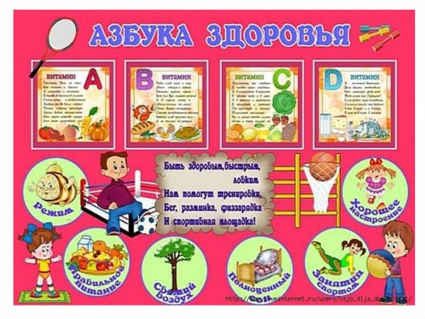 Здоровый образ жизни в детском саду