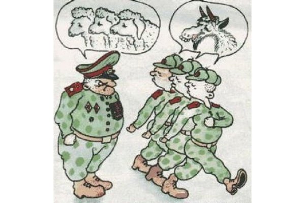 Дембель карикатура