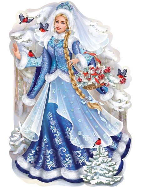 Дед Мороз цветной