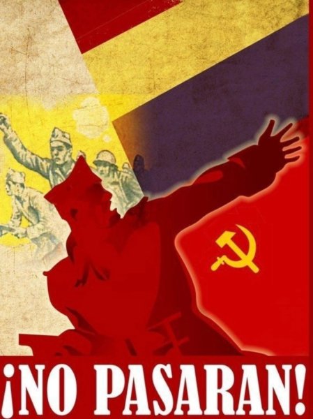 Гражданская война в Испании плакаты no pasaran
