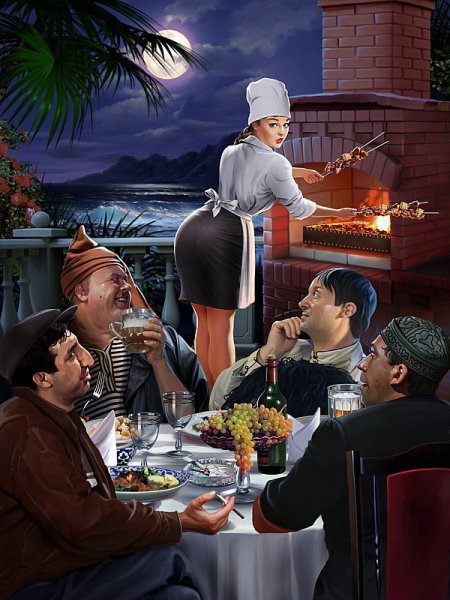 Глузский Кавказская пленница