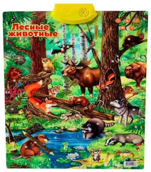 Животные леса плакат