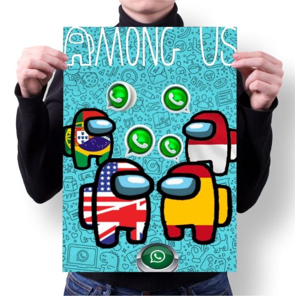 Постер из among us