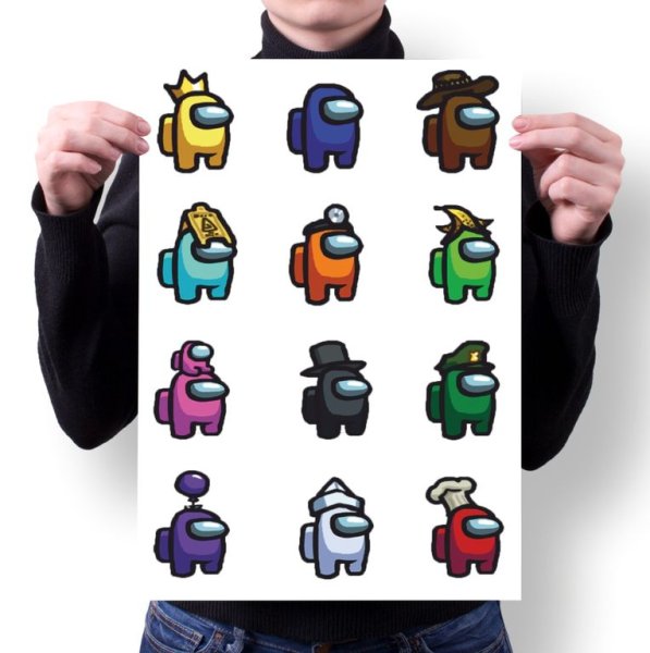 Among us картинки персонажей