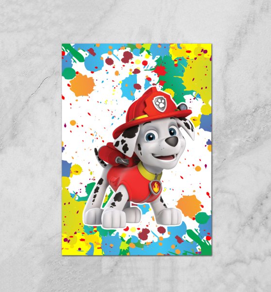 Постер со Щенячим патрулем