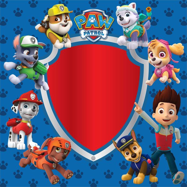 Приглашение на день рождения Щенячий патруль