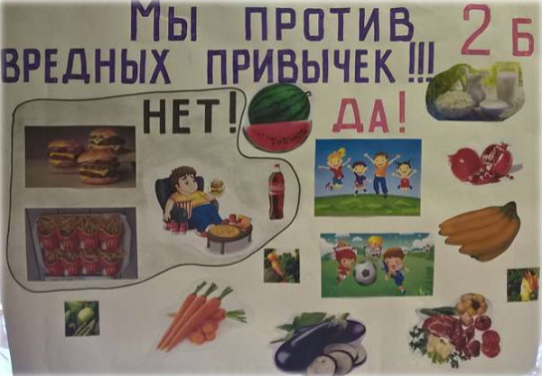 Вредные и полезные привычки коллаж