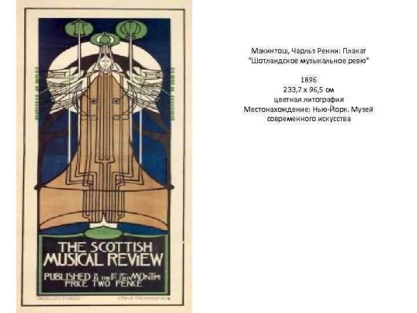 Рекламные плакаты Чарльза Макинтоша