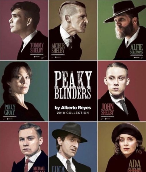 Постер Peaky Blinders (острые козырьки)