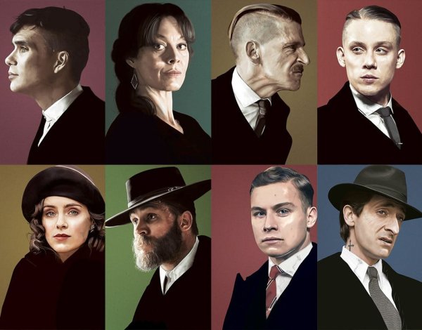 Острые козырьки сериал Постер