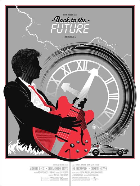 Назад в будущее фильм 1985 Постер