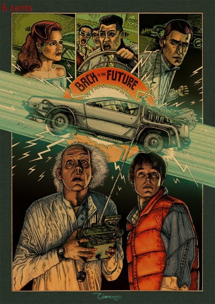 Назад в будущее фильм 1985 Постер