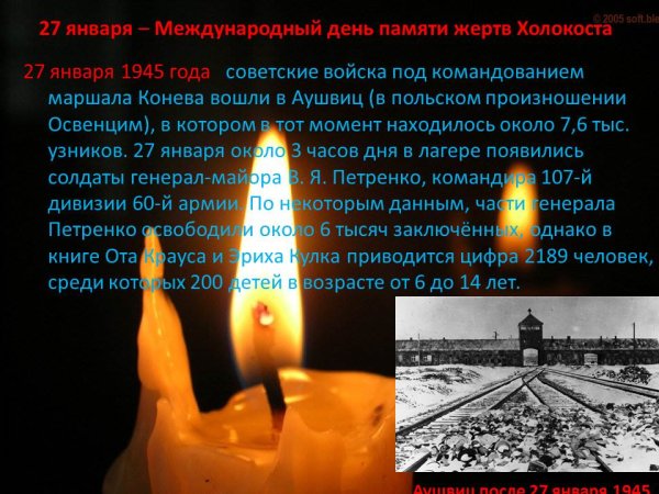 День памяти жертв Холокоста