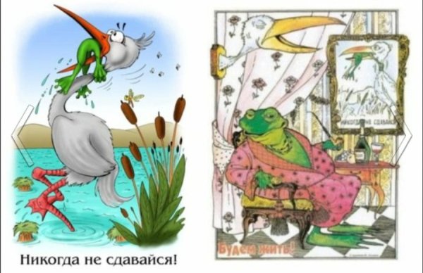 Лягушка и Аист никогда не сдавайся