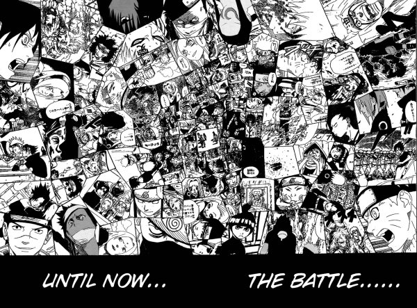 Коллаж из манги на стену