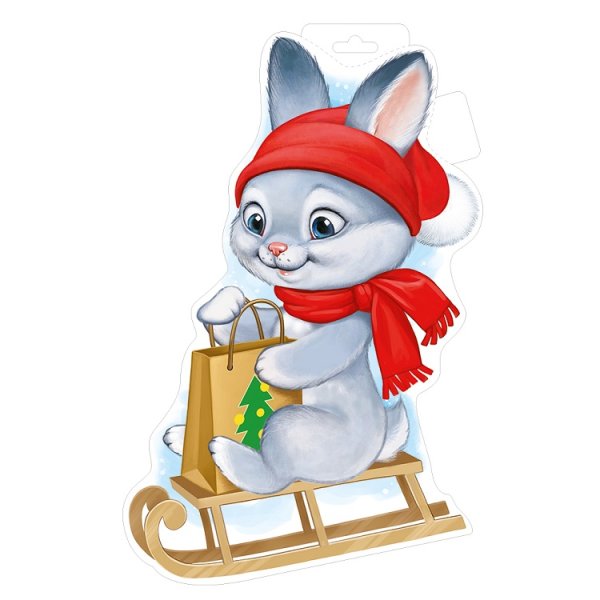 Заяц на санках
