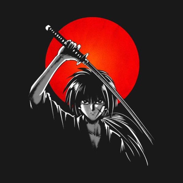 Аниме Самурай на аву