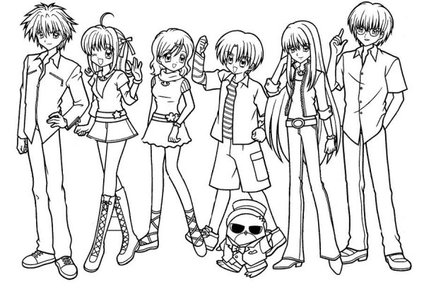 Раскраски БТС Чиби