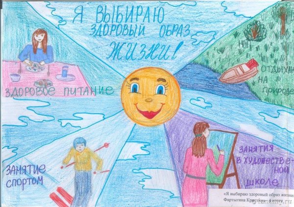 Рисунок на тему в здоровом теле здоровый дух