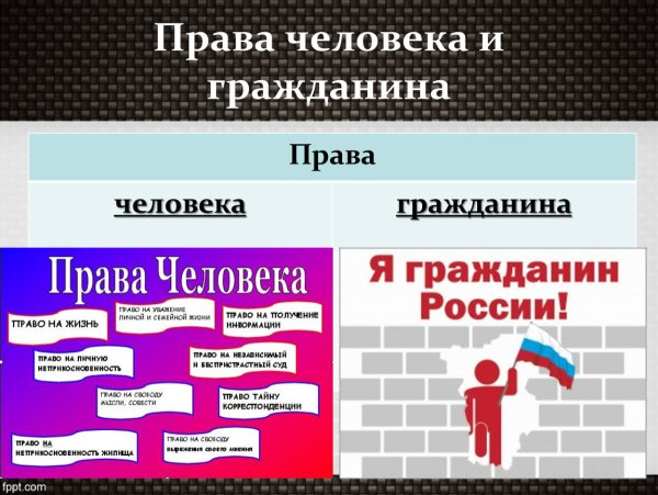 Плакат Human rights