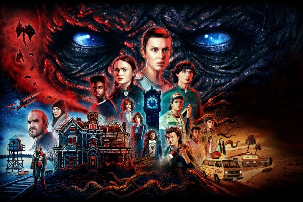 Очень странные дела 4 сезон обложка