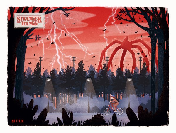 Очень странные дела Постер