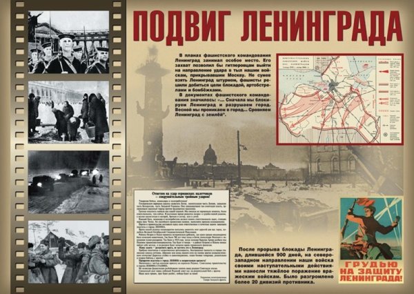 Плакат на тему Сталинградская битва