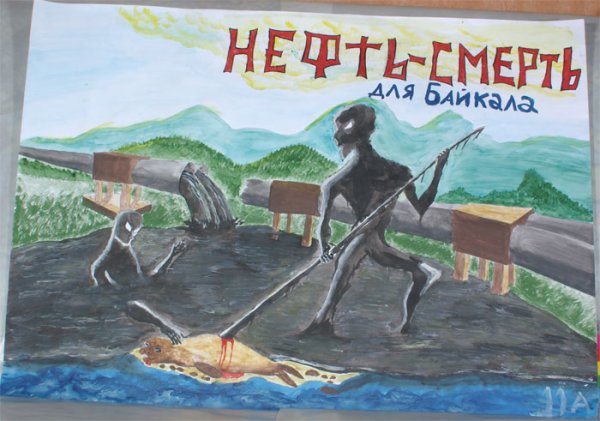 Плакат не загрязняйте водоемы