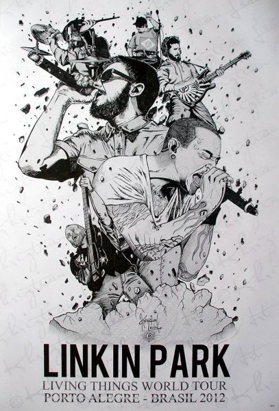 Группа линкин парк постеры